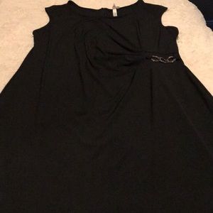 Black dress with silver detailing